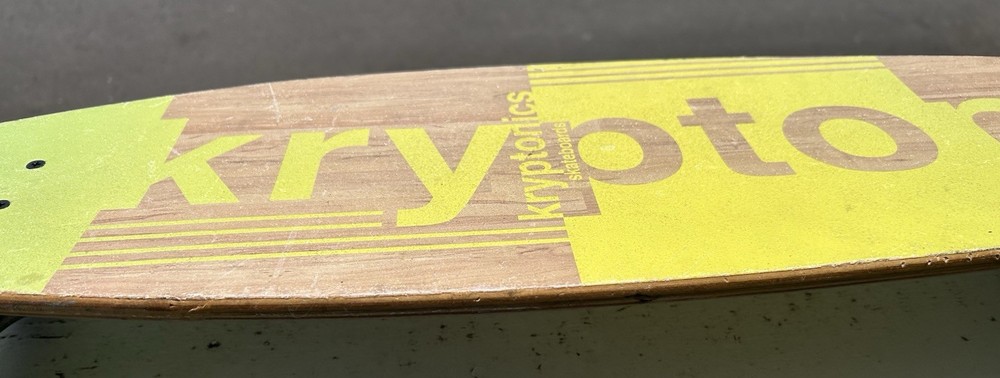 KRYPTONICS Skateboard Sun & Palm Trees 36" Complete Longboard