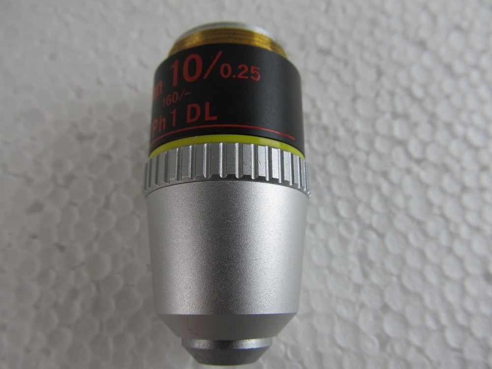 Nikon E Plan 10/0.2 160/- PH 1 DL Microscope Objective in Case