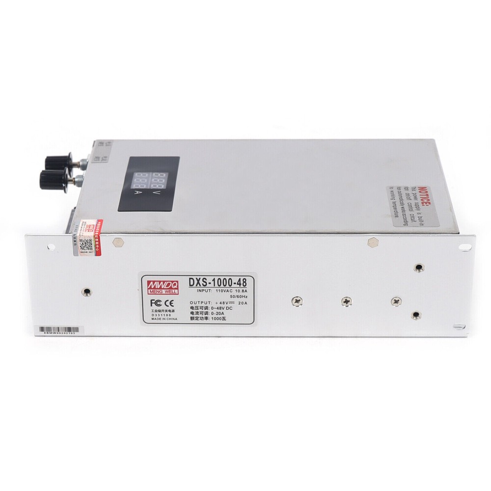 DC 0-48V 20A Adjustable Switching Power Supply Voltage & Current 1000W Variable