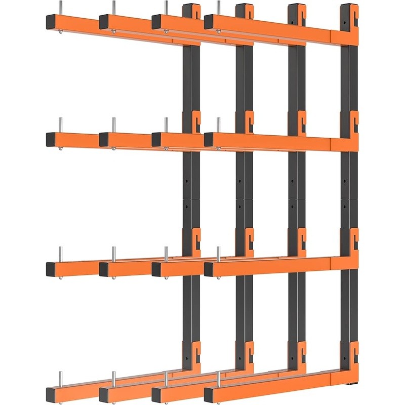Heavy Duty Wall Mounted Lumber Rack Storage Solution Durable Garage Organizers