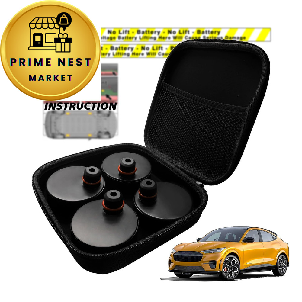 BestEvMod Compatible with Mach E Lifting Jack Pads, Pads