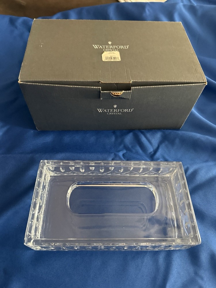 Waterford Crystal Lismore Large Tissue Box Holder