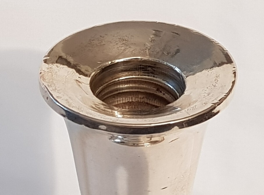 silver candlesticks