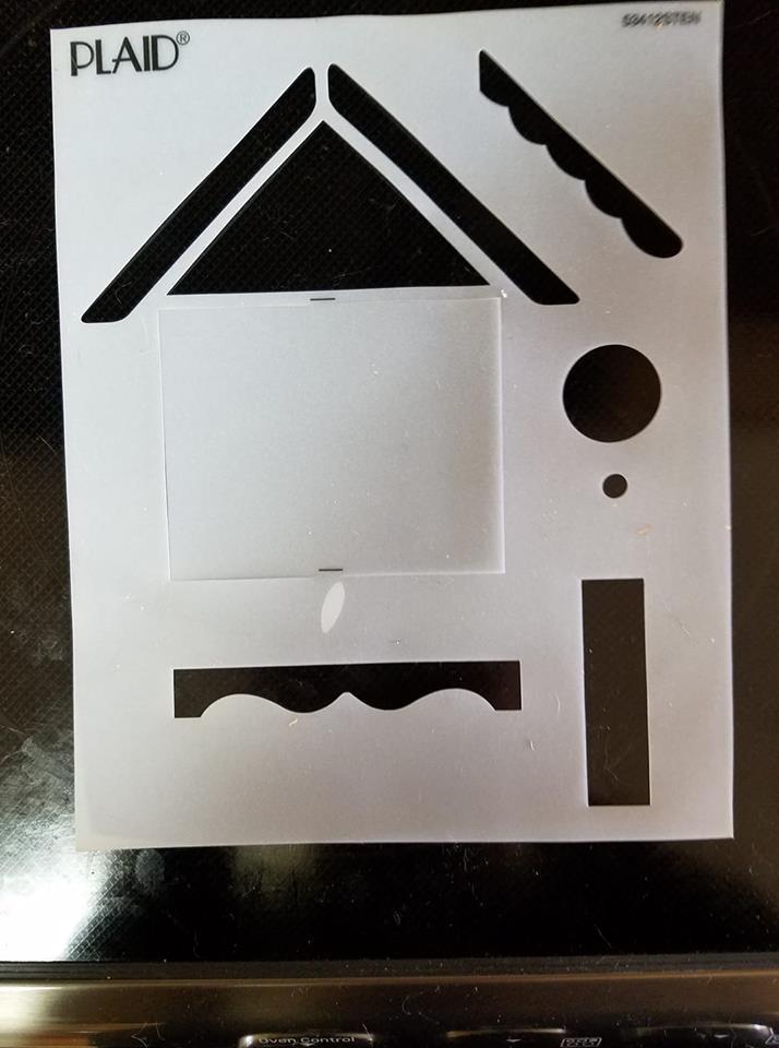 PLAID STENCIL TEMPLATE 53412 STEN HOUSE