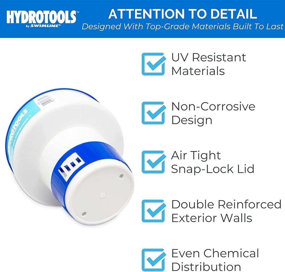 HYDROTOOLS Large Capacity Pool & Spa Chemical Dispenser