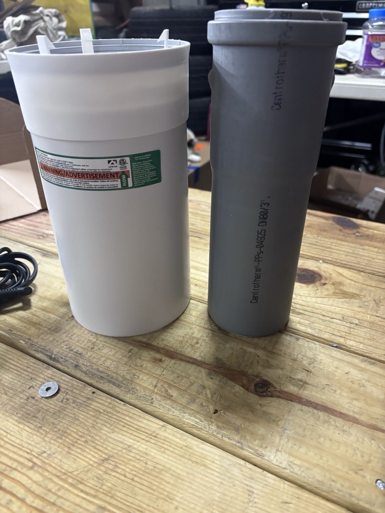 Rinnai 10" Extension Vent Pipe 224051 Ubbink Tankless Hot Water Non Condensing