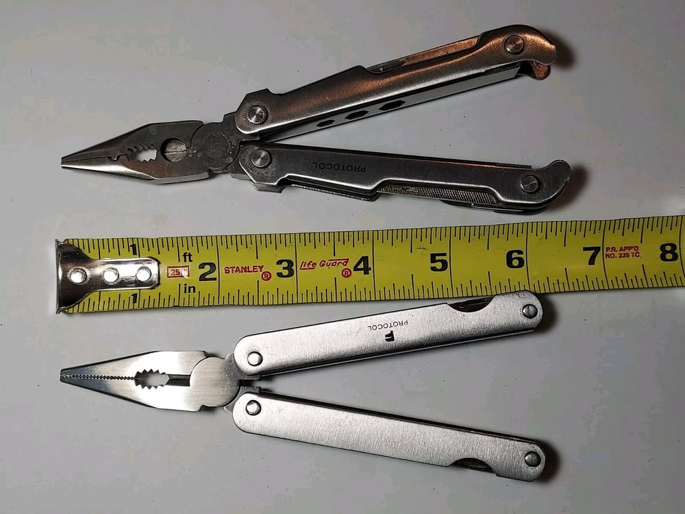 2 Protocol Multi Tools - Pliers, Blade, Screwdrivers