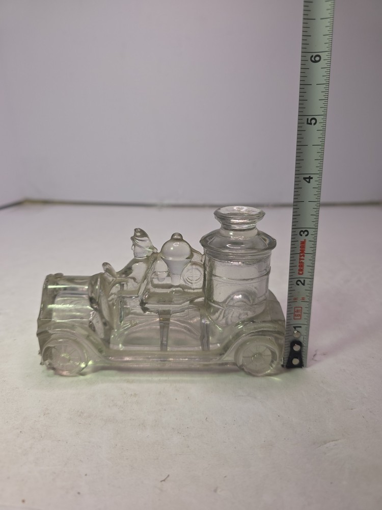 Vintage Fire engine Clear Glass