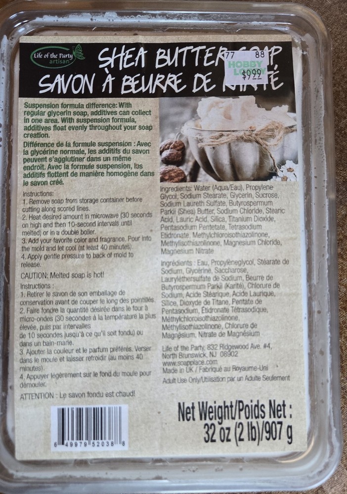 Soap Making Items