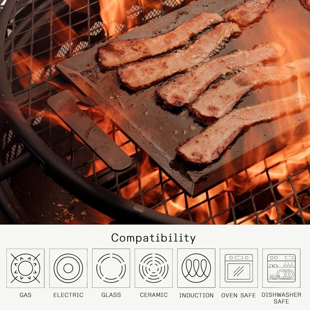 Made In Cookware | Carbon Steel Griddle | Rectangular Griddle