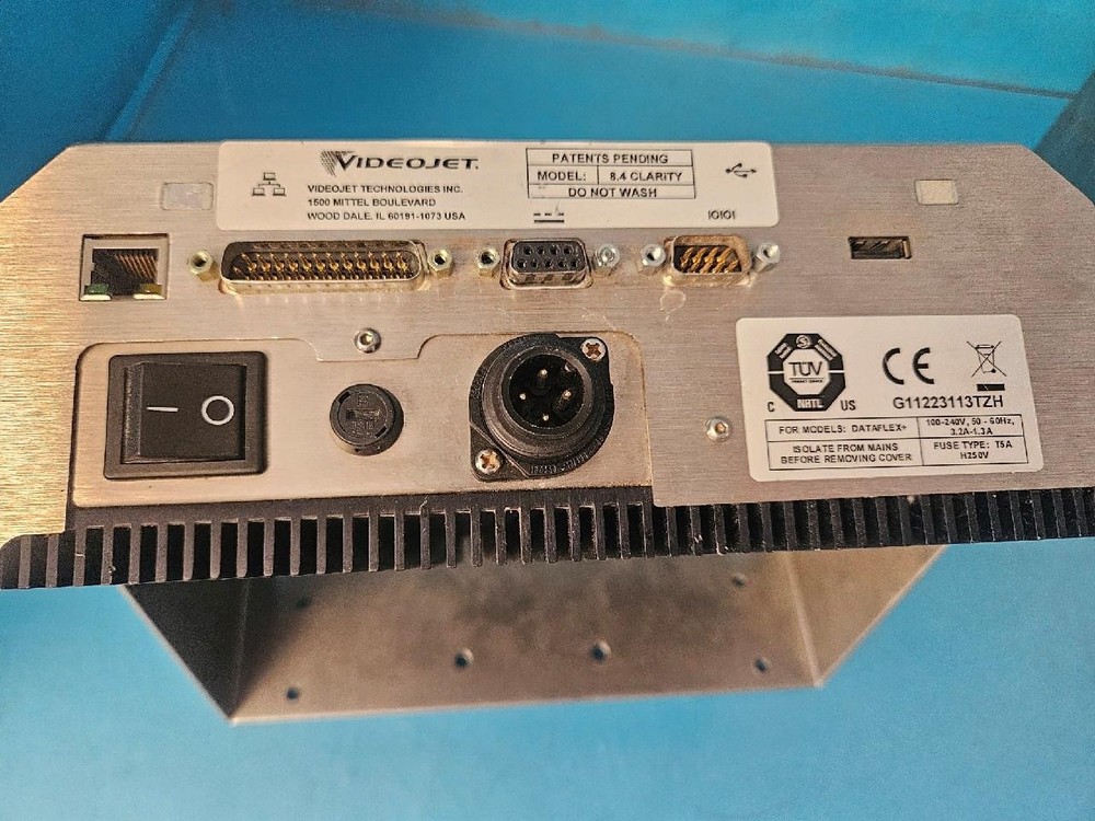 VIDEOJET DATAFLEX+ 107MM THERMAL 6420 TRANSFER PRINTER 8.4 CLARITY INTERFACE