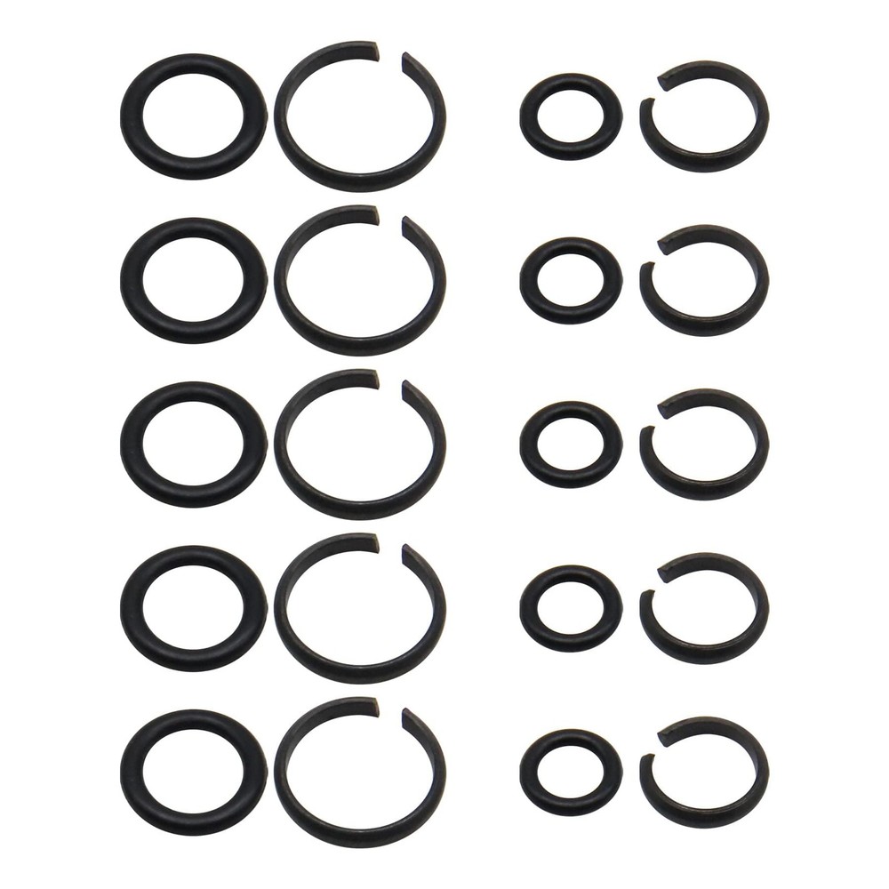 RURBRIN 1/2 inch & 3/8 Impact Wrench Retaining Rings with Small, Black