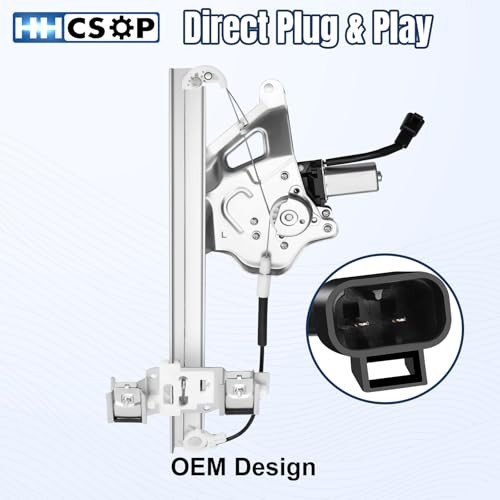 Front Left Driver Side Power Window Regulator with Motor Assembly Replacement