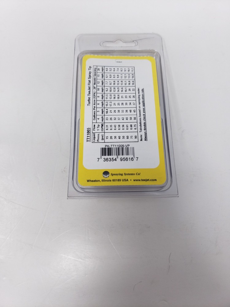 Turbo Teejet TT11005-VP Wide Angle Flat Spray Tips
