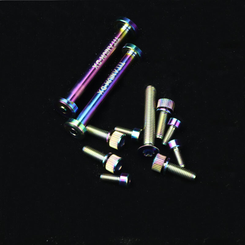Titanium-DX Titanium screws for Brompton T line