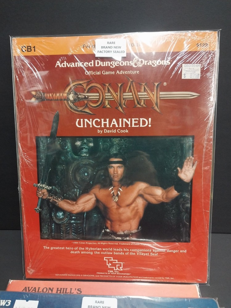 HIGH GRADE - RARE - VINTAGE - CB1 Conan Unchained D&D 9123 MODULE