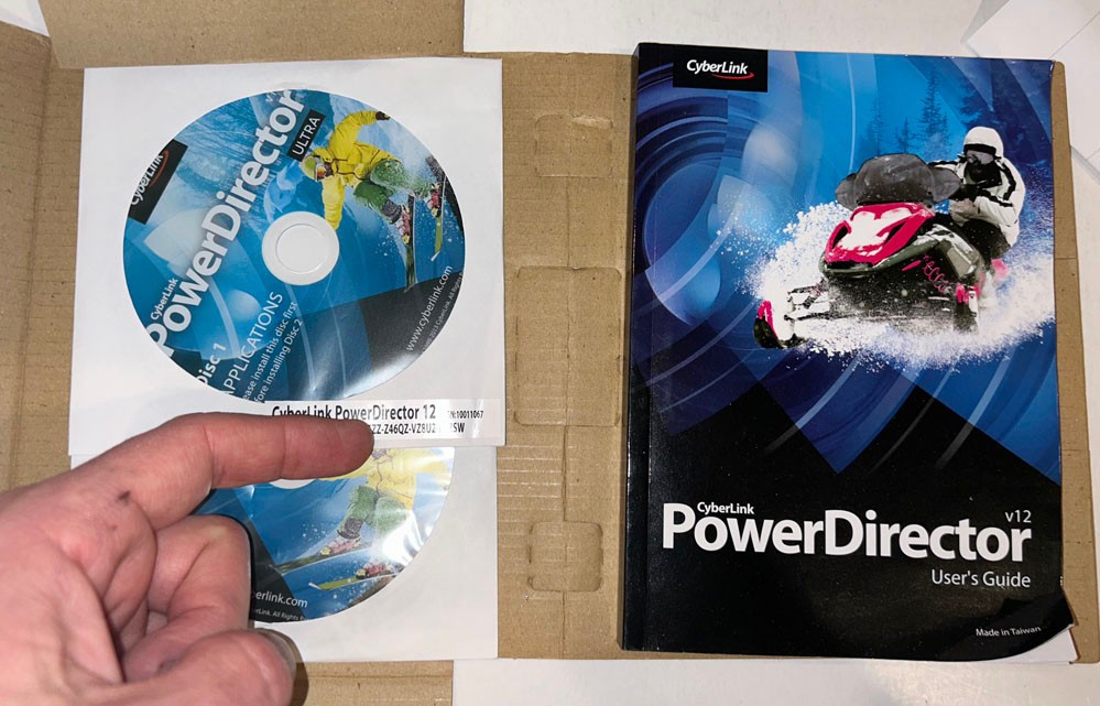 CyberLink PowerDirector Ultra V12 CD Software. Complete W. Code!
