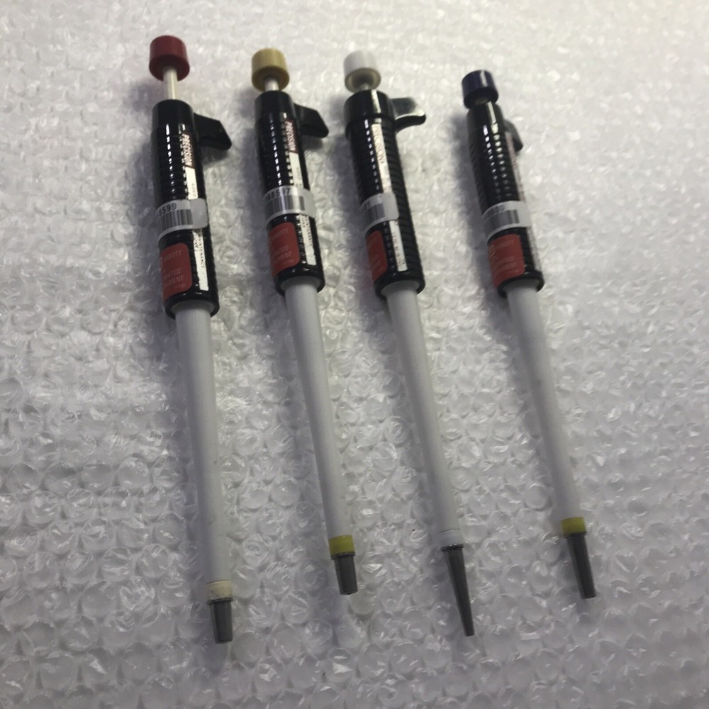 *Preowned Abbott (Lot Of 4) Oxford Precision Sampler Micropipetting System #