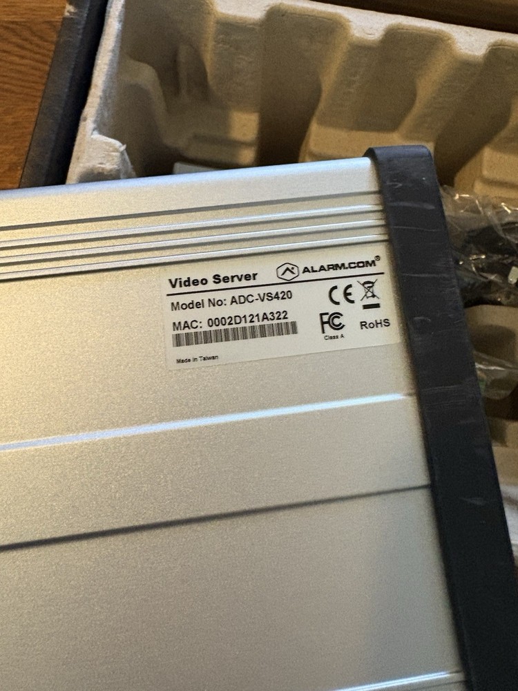 Alarm.com ADC-vs420 Video Server - Free Ship