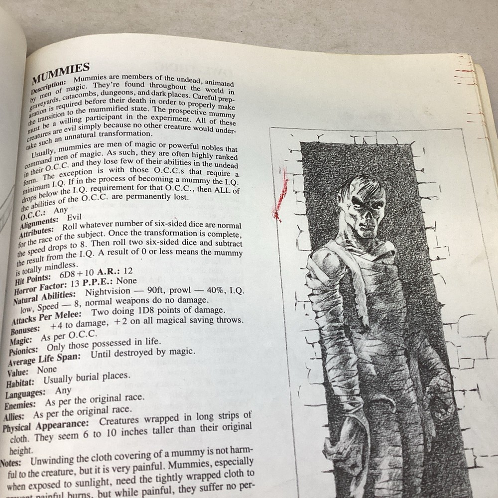 Palladium Books Monsters & Animals Sourcebook MS62334