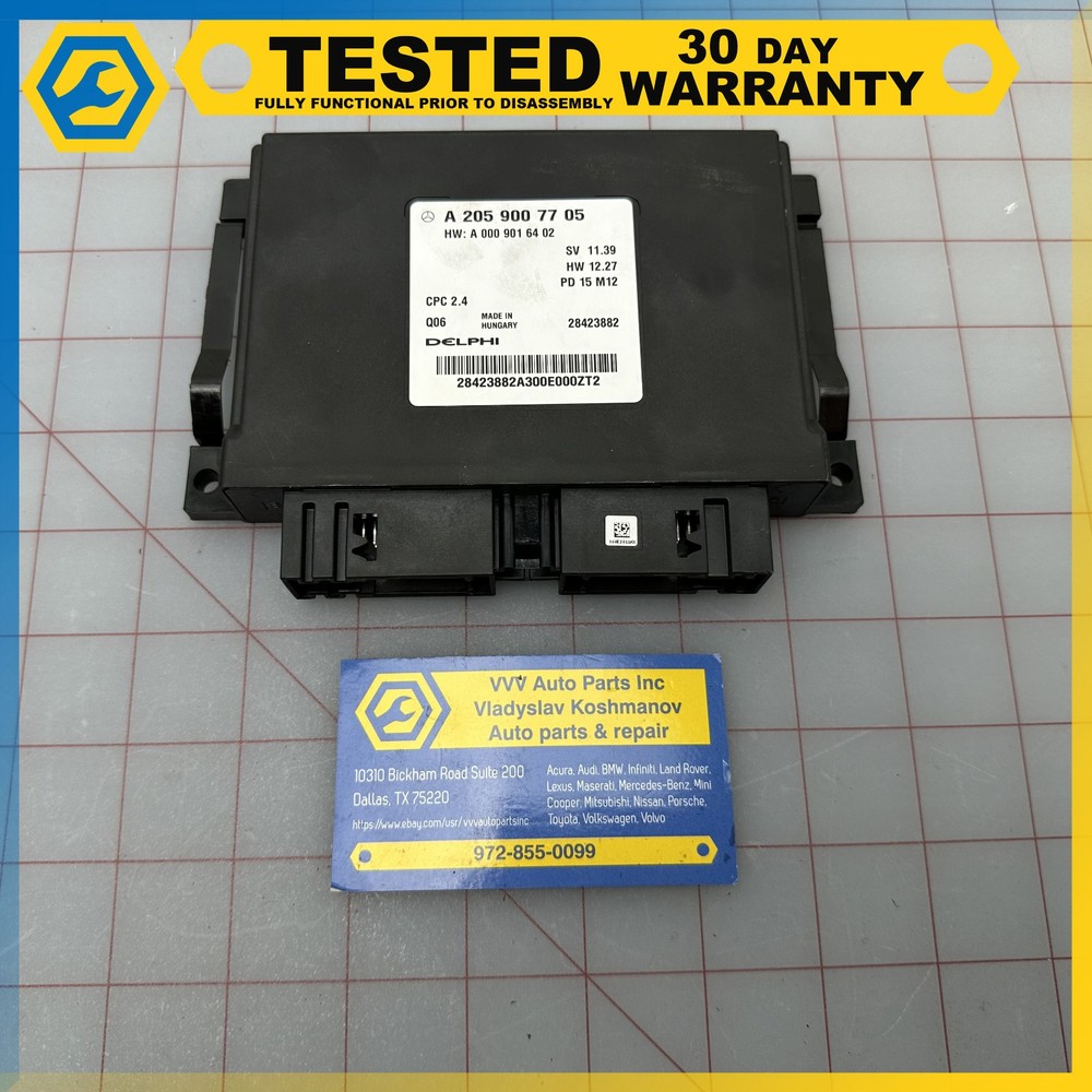 15-18 Mercedes C300 W205 AUTOMATIC TRANSMISSION CONTROL MODULE UNIT OEM