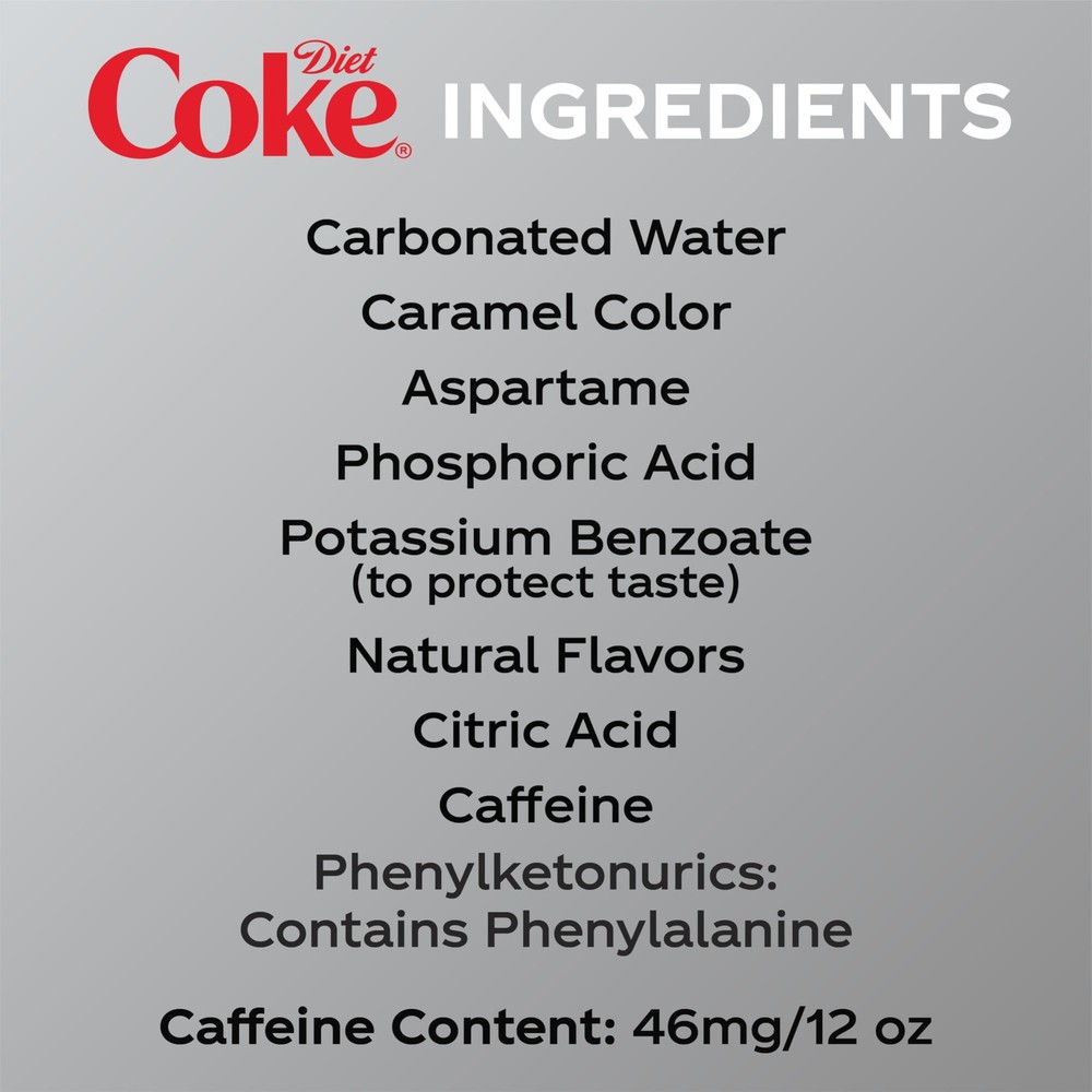 Diet Coke, 12 fl oz, 24 Pack (Package May Vary)