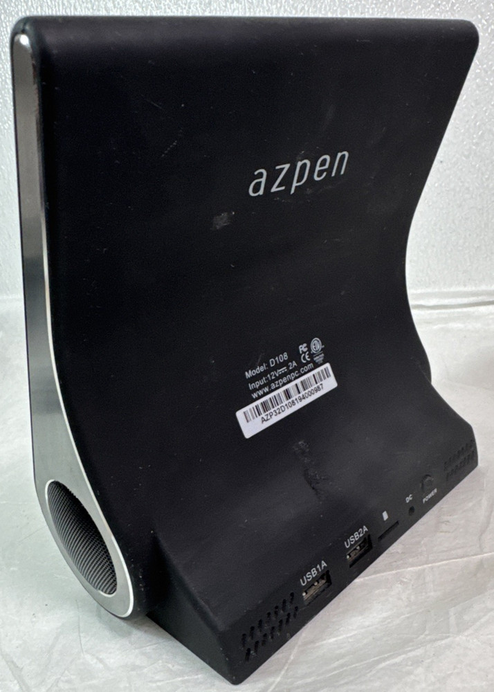 Azpen Dockall D108 Fast Wireless Charging Dock W/ Bluetooth Speaker - Tested