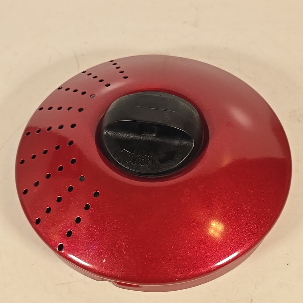 Kitchen Craft 6" Locking Lid with Strainer Built In Replacement Red