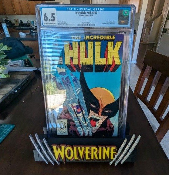 Wolverine Comic Book Display Stand for Graded CGC, CBCS, and Non-Graded Comics