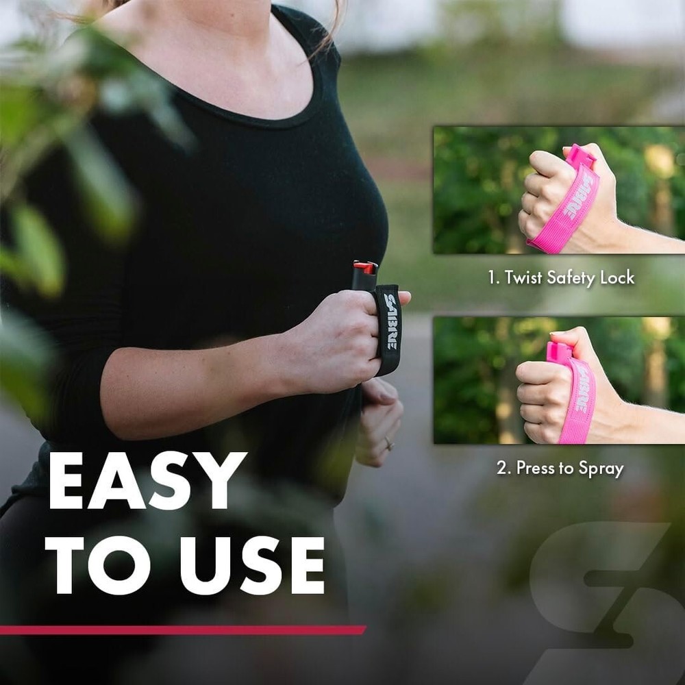 Compact Black Pepper Gel for Runners - Reflective Easy Access Safety Solution
