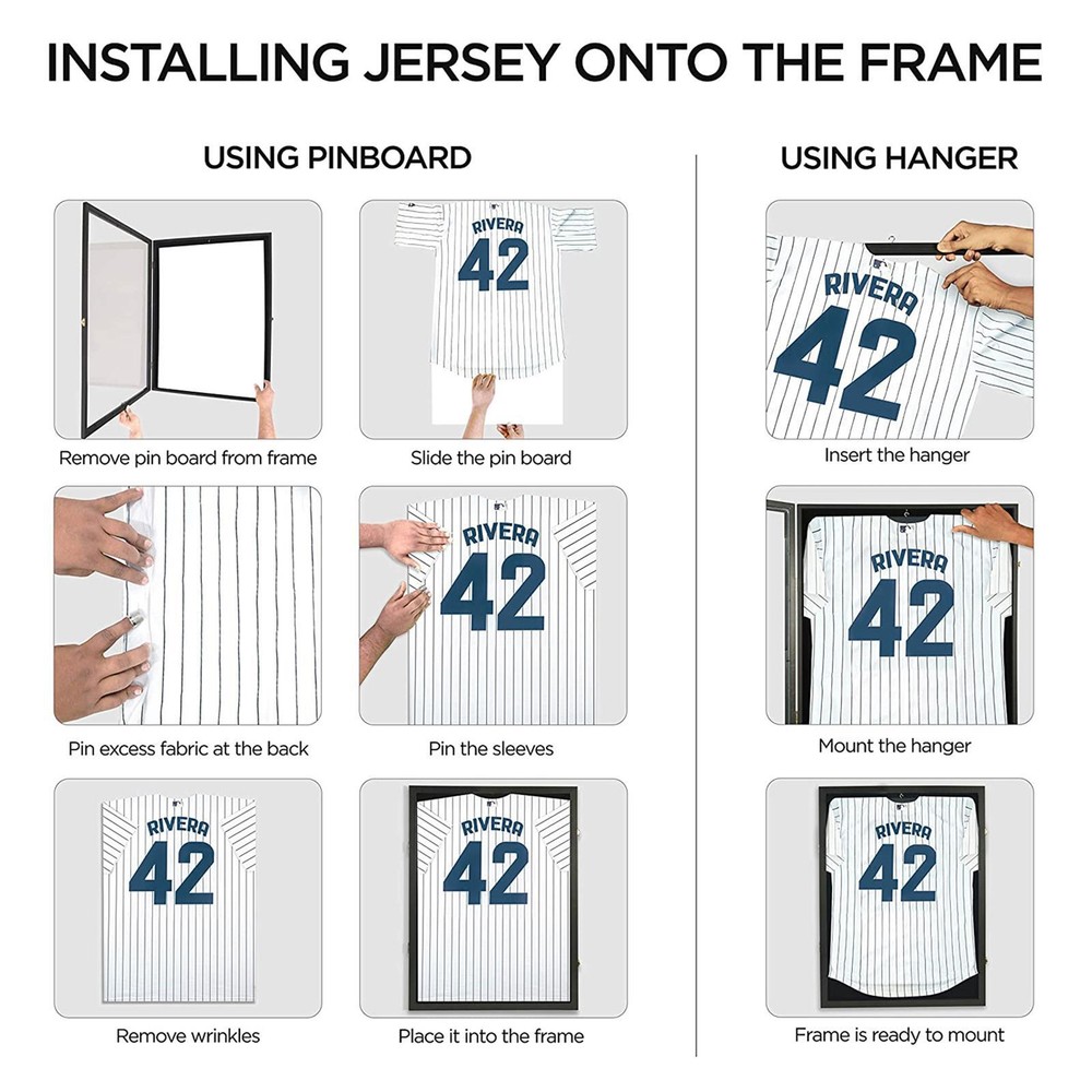 Jersey Display Frame Case Large Lockable Frames Shadow Box with UV Protection