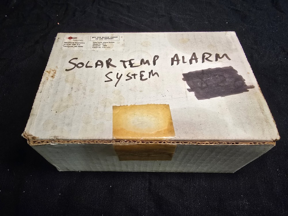 MICROTEMP ELECTRONICS ST-1 Solar Temp Alarm System (NOS)