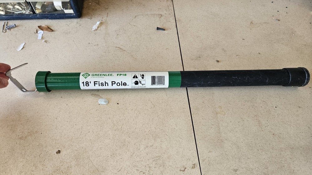 GREENLEE FP18 Telescoping Fish Pole, 18ft.