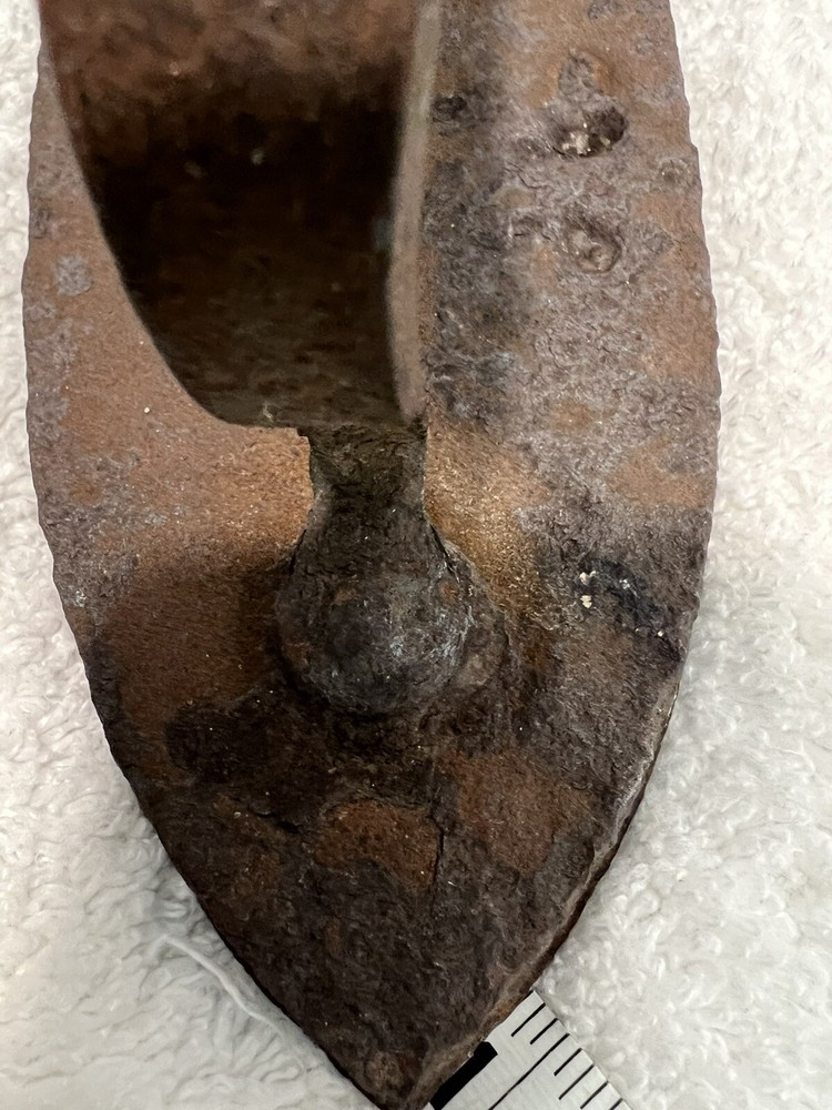 Antique Cast Iron Primitive Iron Wrought Iron Ironing Tool Fire Pit Iron OLD