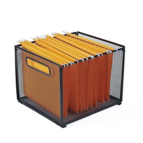Letter Size Hanging Folder Organizer,Metal Mesh Hanging File Folder