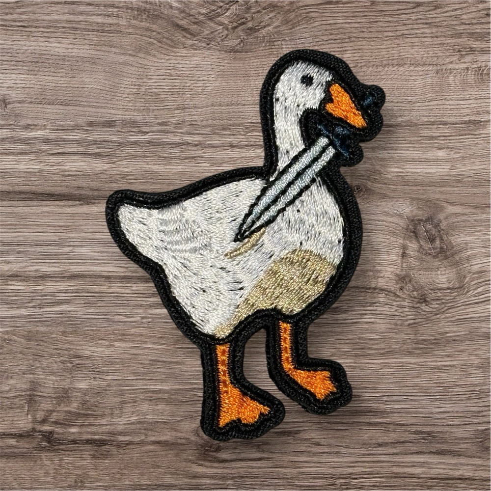 Morale Funny Tactical Patch Hook And Loop Backing Duck