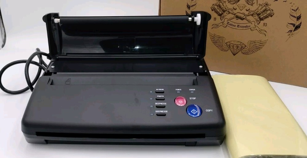 Tattoo Transfer Stencil Machine. Open Box.