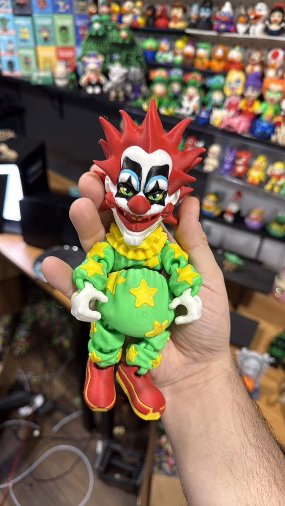 Killer klowns from Outer Space 3d printed Flexi
