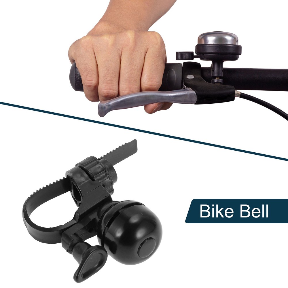 MTB Mountain Bicycle Trigger Bell Retro Crisp Ringing Quick Release Design Black