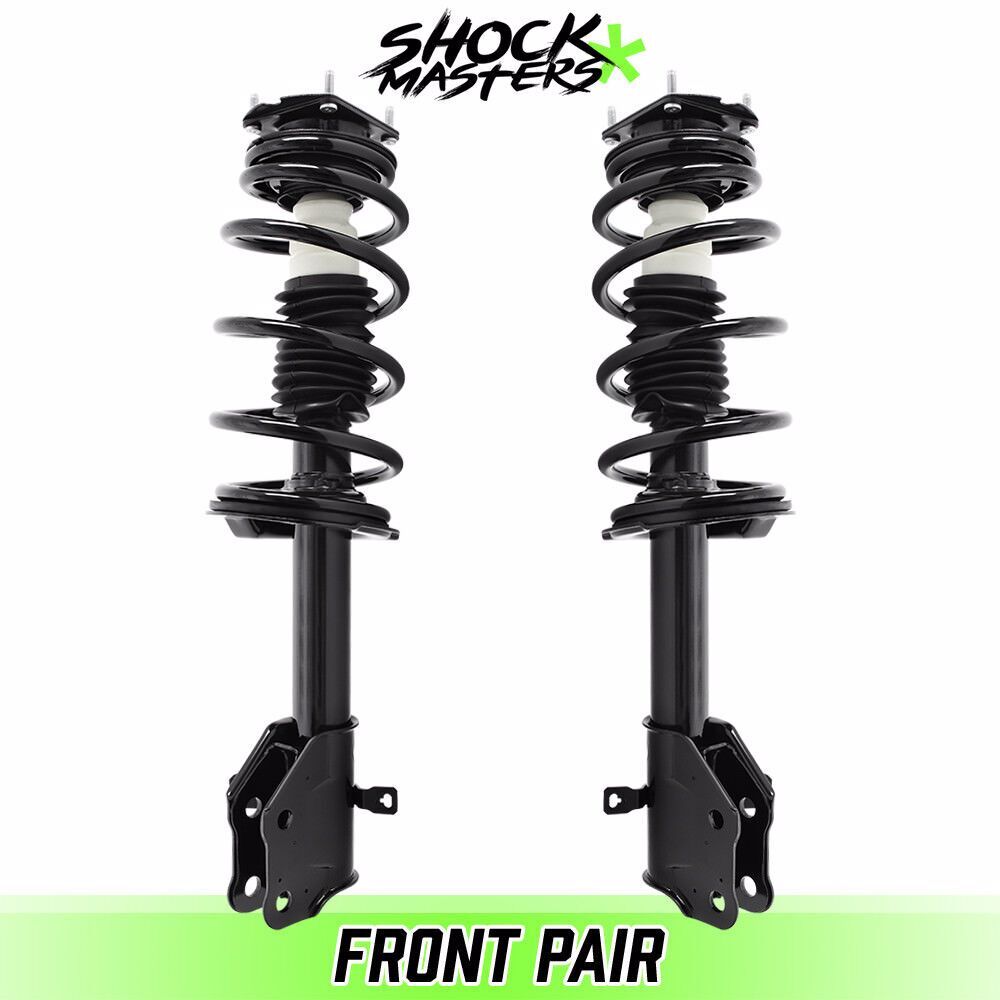 Front Pair Complete Struts Coil Springs for 2011-2014 Ford Edge