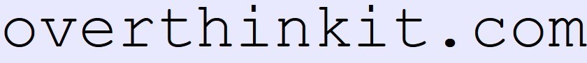 Premium Domain Name - overthinkit.com