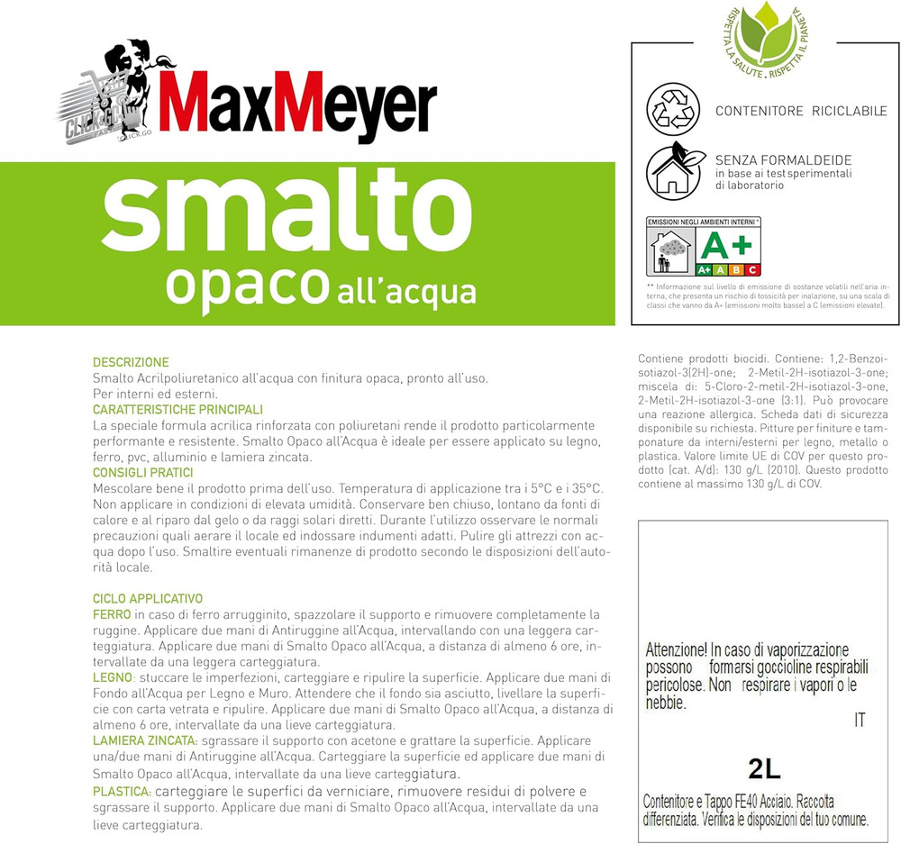 Black Matte Polyurethane Water Enamel 0.75L