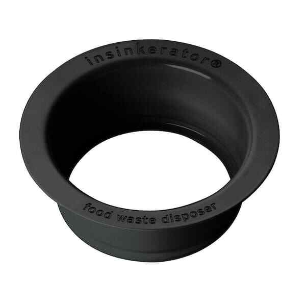 Insinkerator Matte Black Kitchen Garbage Disposal Extended Mount Sink Flange