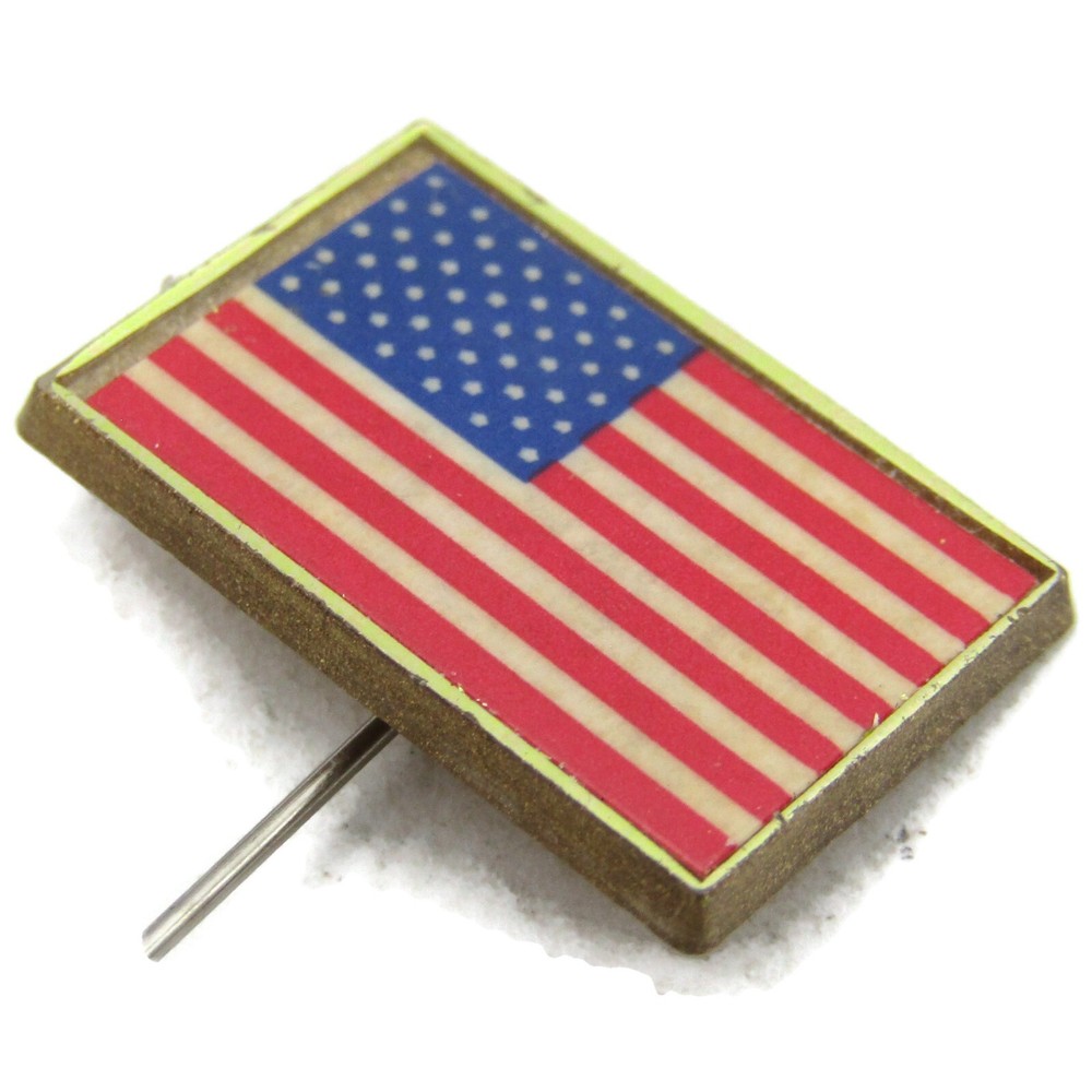 American Flag Stick Pin Vintage Plastic