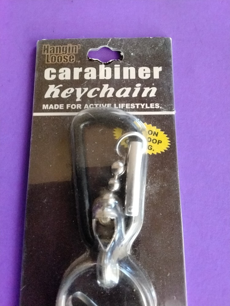 Carabiner Keychain With Clips