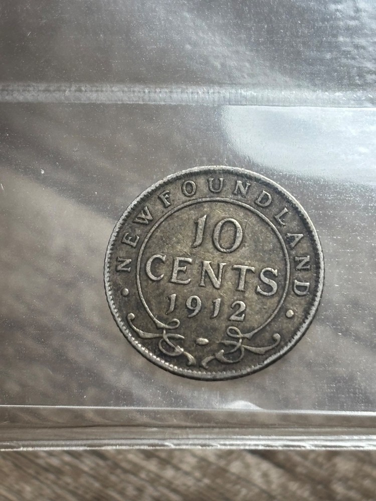 Newfoundland 10 Cent 1912 ICCS Graded VF-30