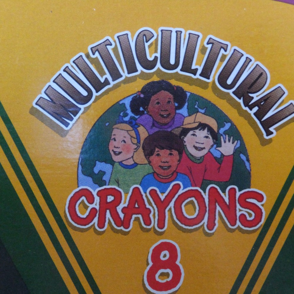 Crayola Multicultural Crayons, 8 CT Pack, New, 2000.