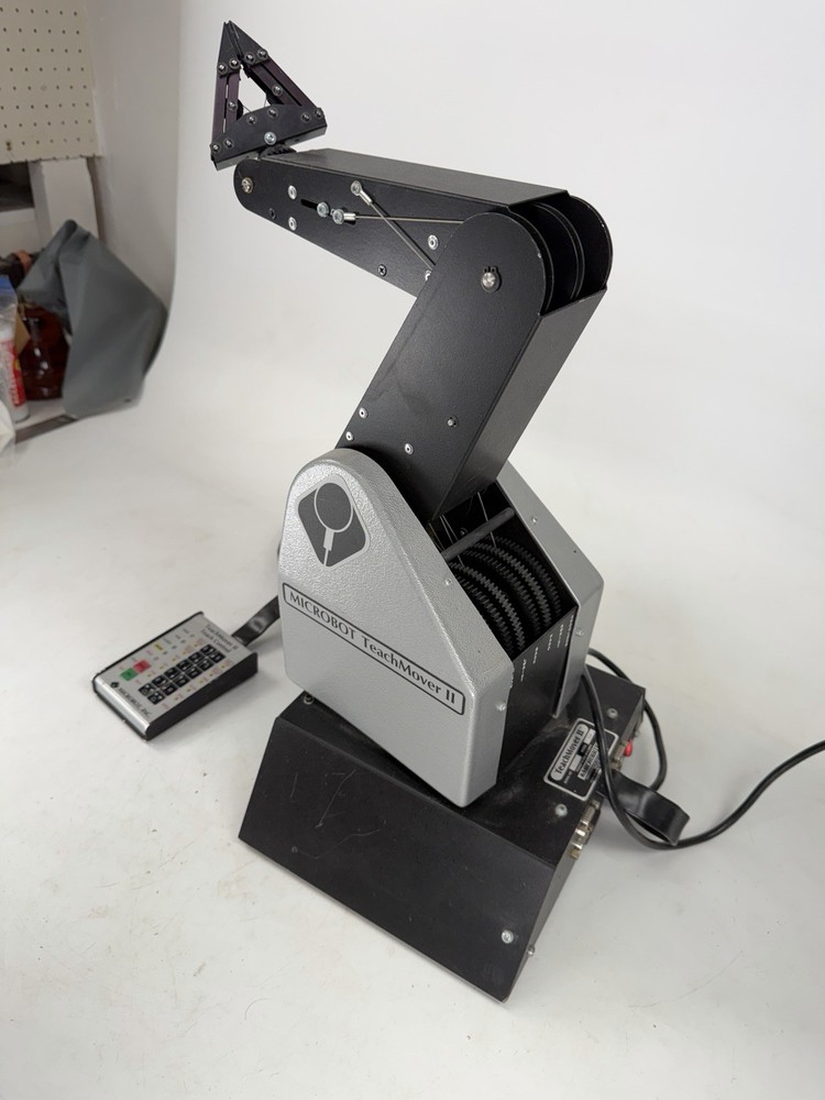 Microbot Teachmover 2 Programmable Robot Arm Toy Teaching Device TESTED/VIDEO