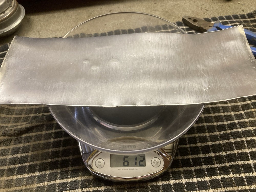 612g clean lead sheet offcut