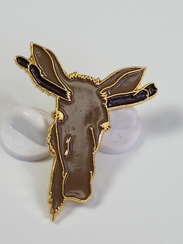 Donkey Head Lapel Pin *